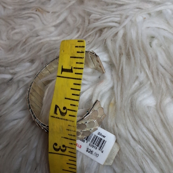 International Concepts Fishcale Silver Cuff NWT - Picture 5 of 9